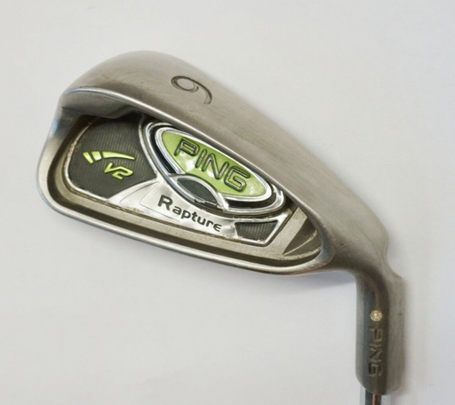 Ping Rapture V2 White Dot 6 Iron AWT Stiff Flex Steel Shaft Lamkin Grip