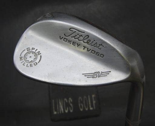 Titleist Vokey TVD60 Spin Milled 60° Lob Wedge Regular Steel Shaft