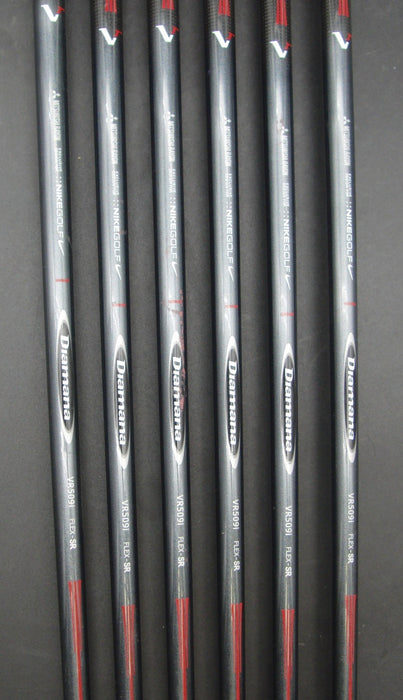 Set of 6x Nike VR Full Cavity Irons 5-PW Regular Graphite Shafts Nike Grips