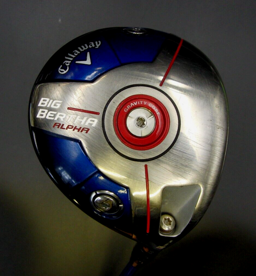 Callaway Big Bertha Alpha 9.0º Driver Stiff Graphite Shaft Golf Pride Grip
