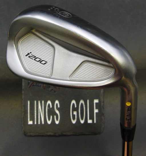 Ping i200 Yellow Dot 9 Iron Stiff Steel Shaft Golf Pride Align Grip