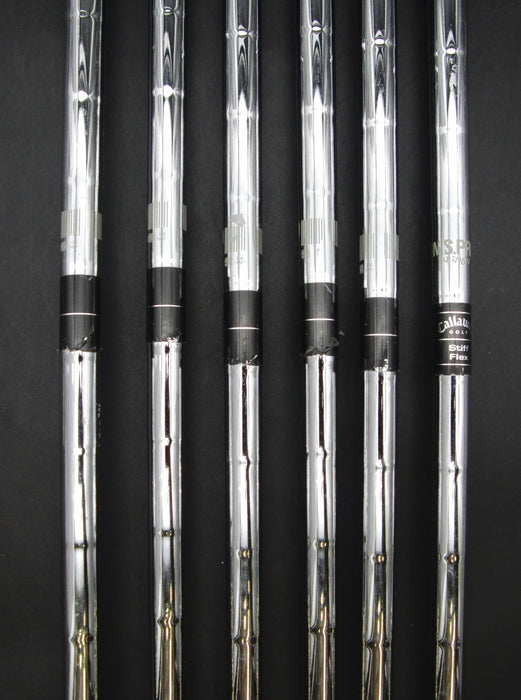 Set of 6x Callaway Big Bertha 2008 Irons 5-PW Stiff Steel Shafts Callaway Grips