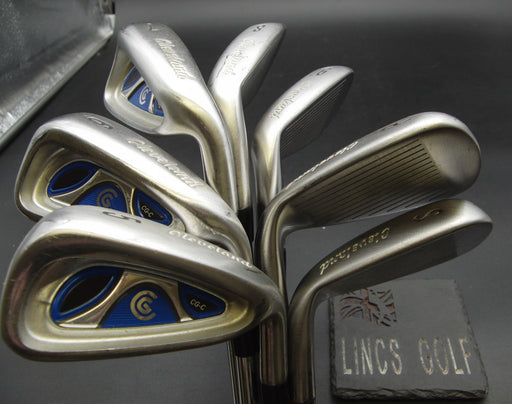 Set of 7 x Cleveland CG-C Irons 5-SW Stiff Steel Shafts Cleveland Grips