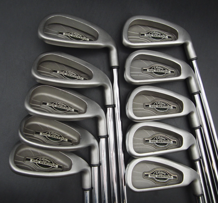 Set of Callaway Big Bertha X-12 3-SW+AW +Driver + 3 Wood + 5 Wood + Putter*