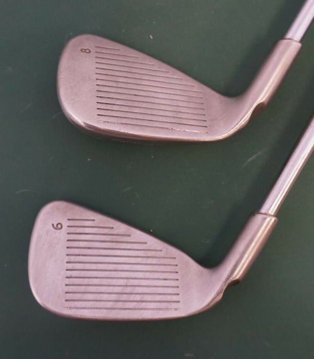 Set of 2 x Ping i5 Black Dot Irons 6 & 8 Stiff Steel Shaft Golf Pride Grip