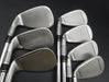 Set of 7x TaylorMade M4 Irons 5-PW+AW Stiff Steel Shafts Black Grips*