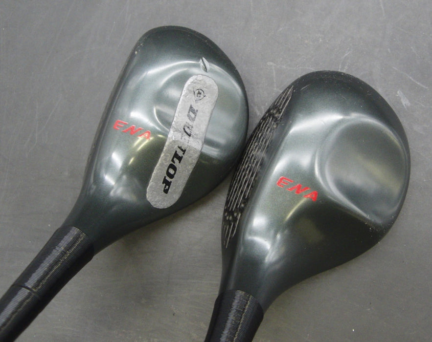 Set of 2 ENA Crane Japan 4+6 Woods Regular Graphite Shafts Mixed Grips & HC