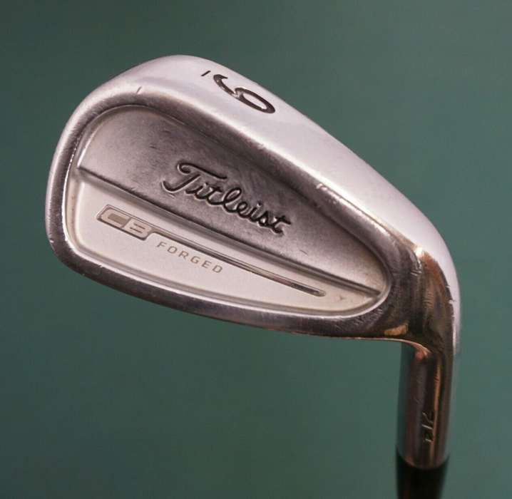 Titleist 714 CB Forged 9 Iron Stiff Steel Shaft Titleist Grip