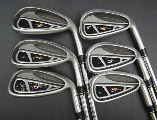 Set of 6x TaylorMade r5 XL Plus Irons 5-PW Stiff Steel Shafts TaylorMade Grips*