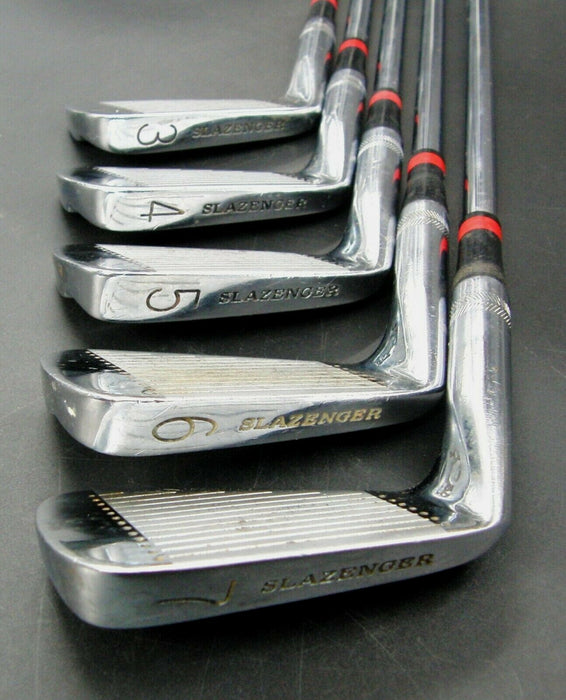 Vintage Set Of 9 x Slazenger AMBASSADOR 3-SW Irons Powerflex Steel Shafts