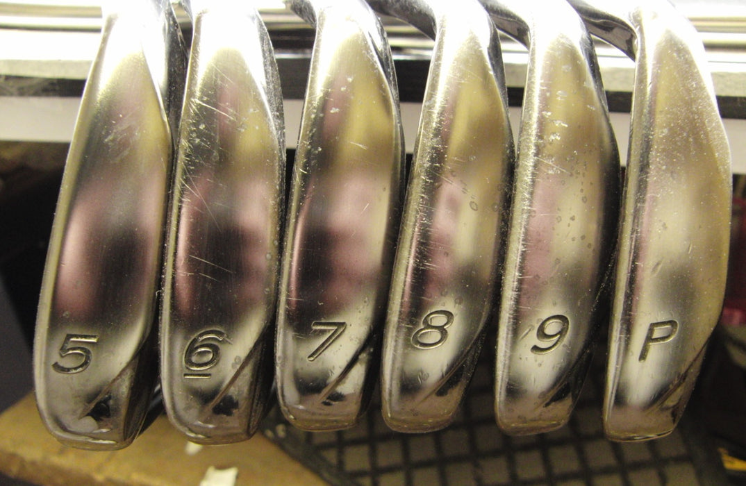 Set of 6x TaylorMade Burner Forged Irons 5-PW Stiff Graphite Shafts G/P Grips*