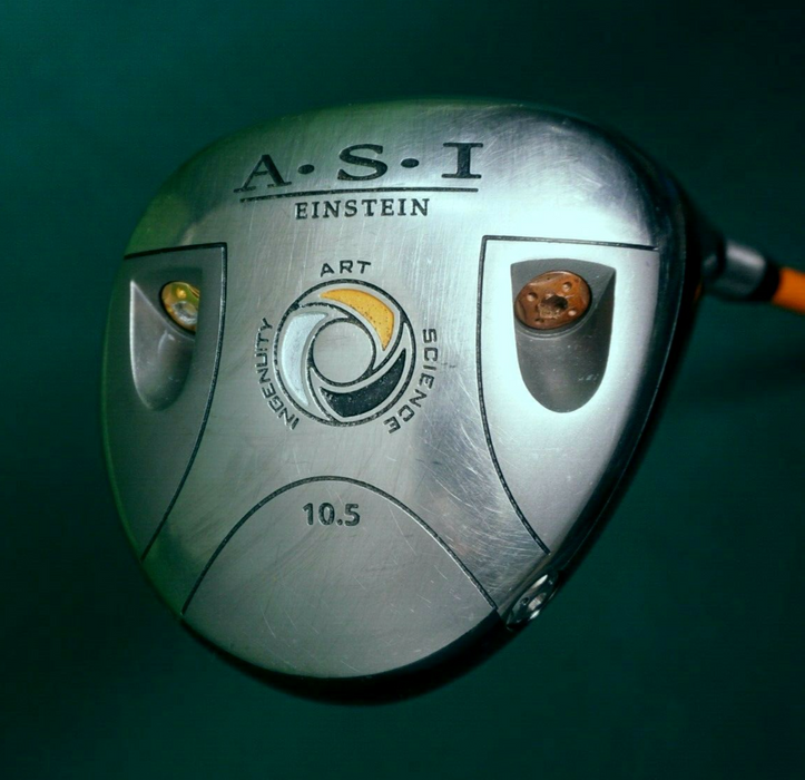 A.S.I. Einstein 10.5° Driver Stiff Graphite Shaft Golf Pride Grip