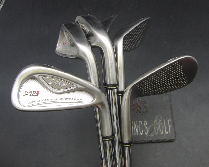 Set of 6x Srixon I-403 AD 5-PW Irons Stiff Steel Shafts Srixon Grips*
