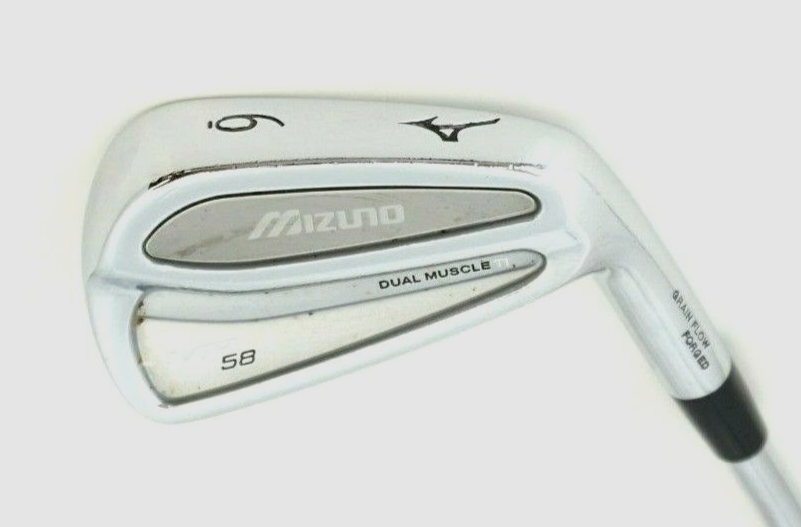 Mizuno MP58 Dual Muscle TI Grain Flow Forged 6 Iron Stiff Steel Shaft