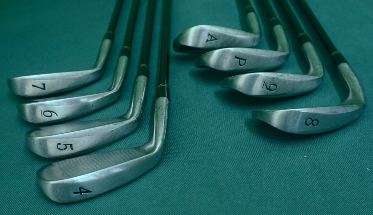 Vintage Set of 8 x Gary Player Tour V-Tec Irons 4-PW +AW Regular Graphite Shafts