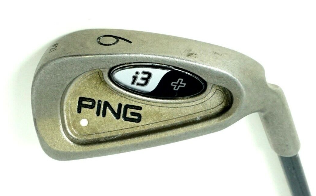Ping i3+ White Dot 6 Iron Ping i3+ Stiff Flex Graphite Shaft Ping Grip