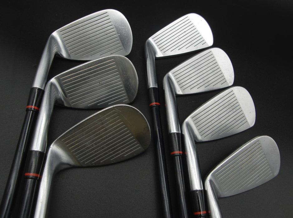 Set of 7 Mizuno Power Blade Irons 5-SW Stiff Graphite Shafts Royal Grips*