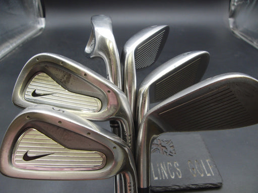 Set of 6x Nike Pro Combo Ti-face 5-PW Irons Stiff Steel Shafts Nike Grips