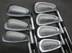 Set of 7 x PRGR DATA 601 Irons 4-PW Stiff Steel Shafts Golf Pride Grips*