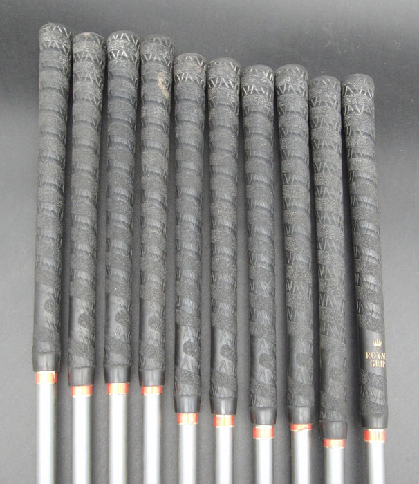 Set of 10x Honma LB-606 Irons 3-11+SW Regular Graphite Shafts Royal Grips*