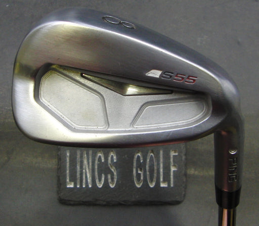 Ping S55 Silver Dot 8 Iron Regular Steel Shaft Mutsumi Honma Grip