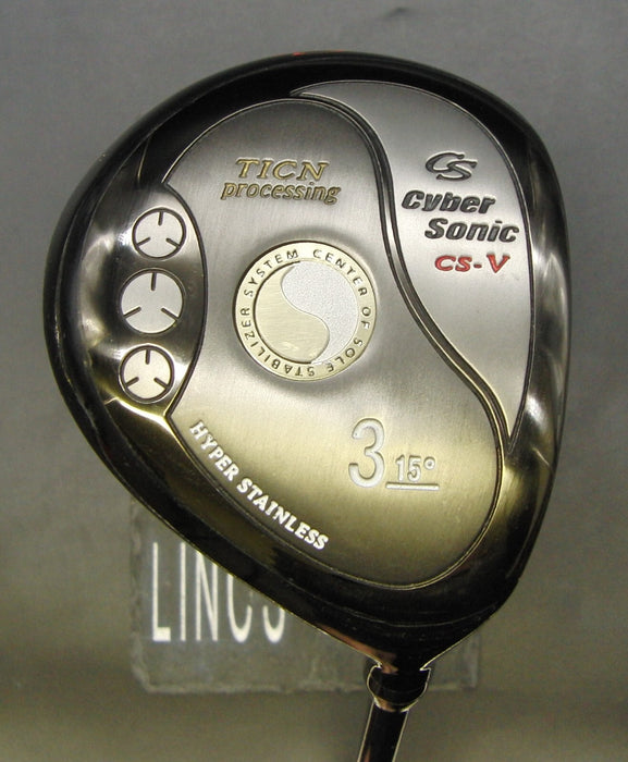 Japanese Cyber Sonic CS-V TICN Processing 15° 3 Wood Regular Graphite Shaft
