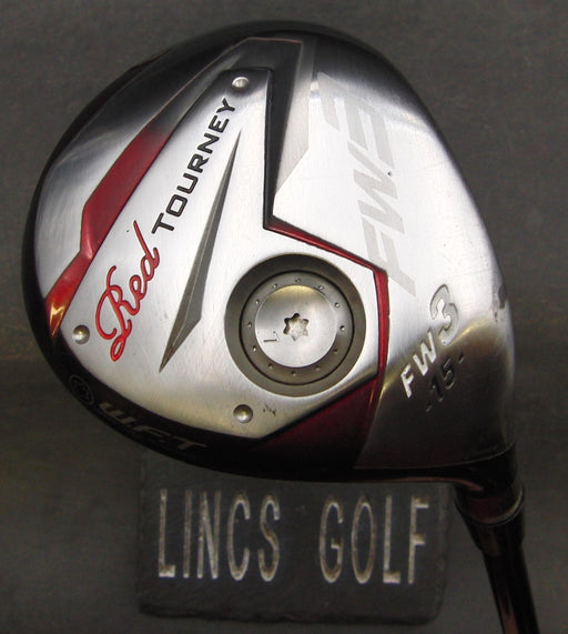 Red Tourney FW 15° 3 Wood Regular Graphite Shaft Izanahi Studio Grip
