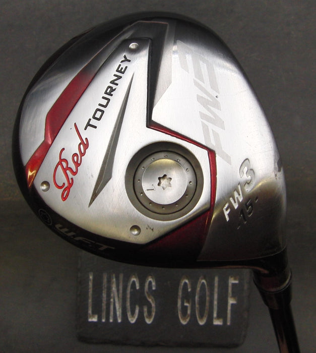 Red Tourney FW 15° 3 Wood Regular Graphite Shaft Izanahi Studio Grip