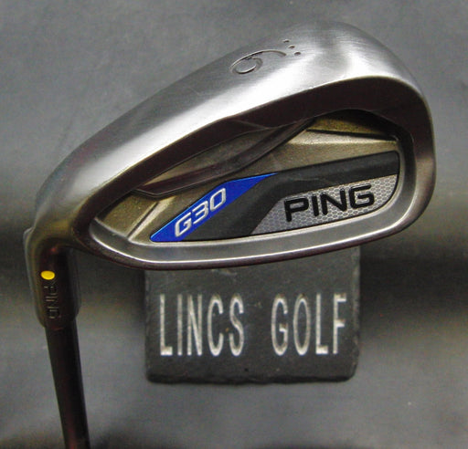 LeftHanded Ping G30 Yellow Dot 9 Iron Regular Graphite Shaft Ping Grip