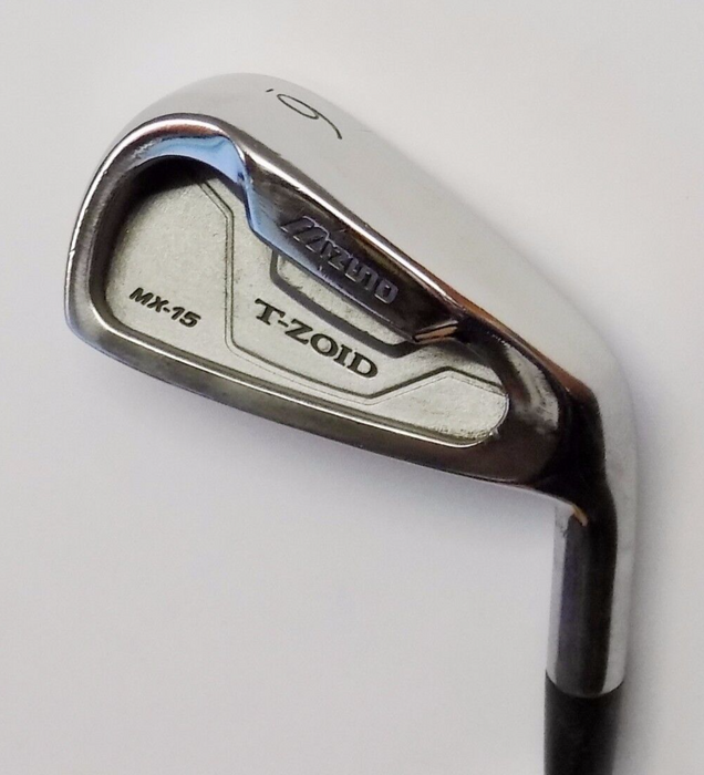Mizuno T Zoid MX15 6 Iron True Temper Release Stiff Steel Shaft Golf Pride Grip