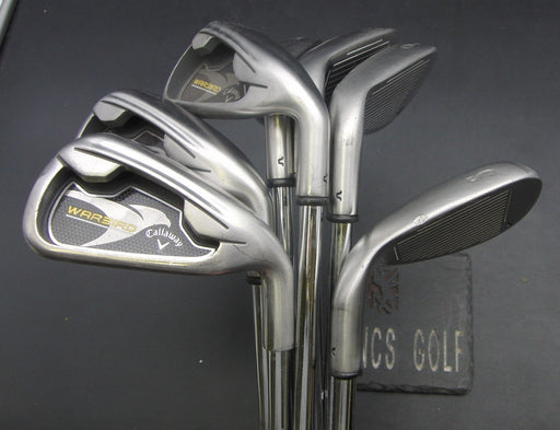 Set of 7x Callaway Warbird 5-SW Irons Uniflex Steel Shafts Callaway Grips*