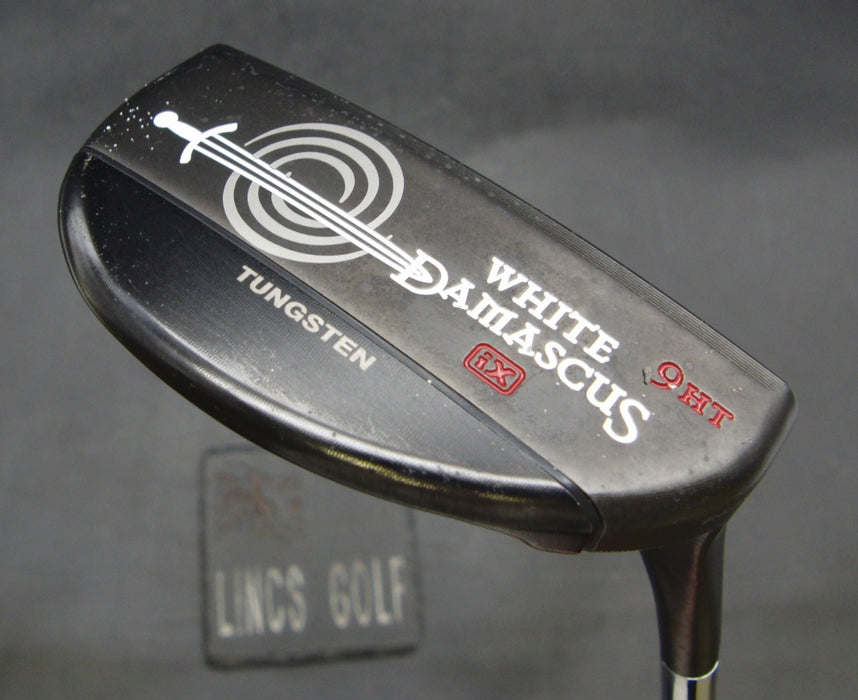 Odyssey White Damascus iX 9HT Putter Steel Shaft 85cm Length Lamkin Grip*
