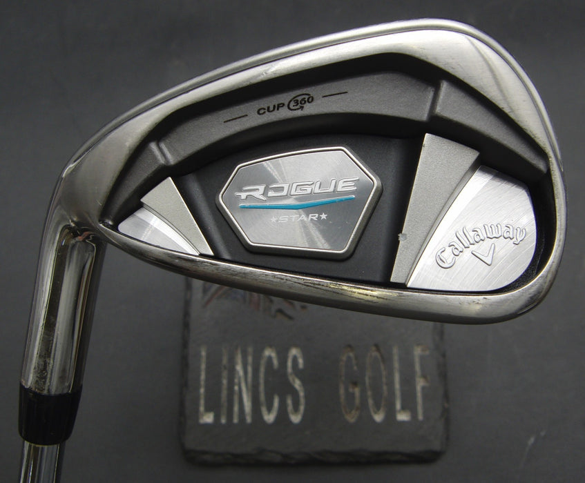 Left-Handed Callaway Rogue Star 5 Iron Stiff Steel Shaft Golf Pride Grip