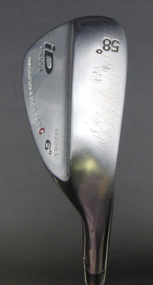 PRGR iD Type C Forged 58° Lob Wedge Regular Steel Shaft XXIO Grip