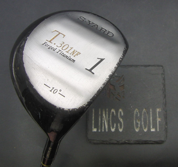 S-Yard T-301NF Forged 10° Driver Stiff Graphite Shaft Black Grip