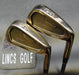 Set of 2 Bridgestone BHM Break The Mode Forged 3 & 4 Irons Stiff Graphite Shafts