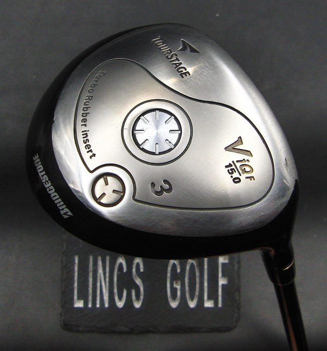 Bridgestone Tour Stage ViQ F 15° 3 Wood Regular Graphite Shaft Tour Stage Grip