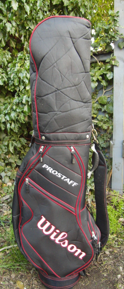 7 Division Wilson Prostaff Golf Cart Carry Trolley Golf Clubs Bag*
