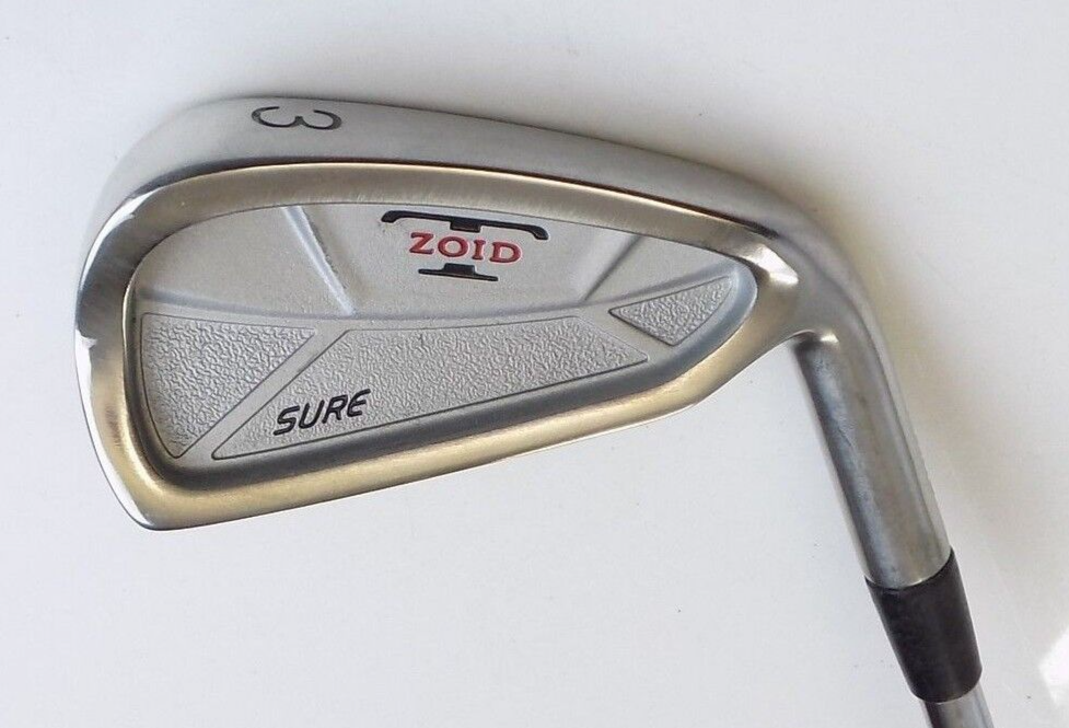 Mizuno T Zoid Sure 3 Iron True Temper Regular Flex Steel Shaft Benross Grip