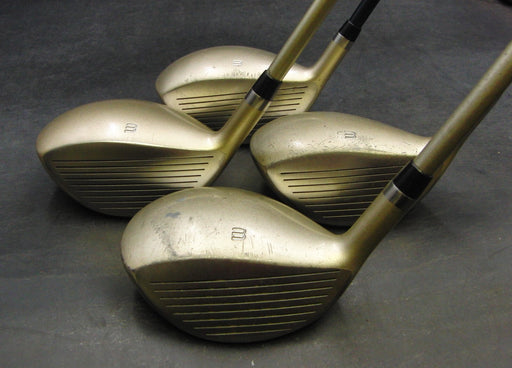 Set of 4 Ladies Wilson Pro Staff PT Driver & 3+5+7 Woods Ladies Graphite Shafts