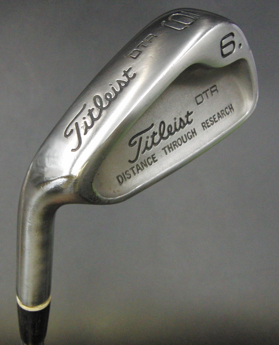Left Handed Titleist DTR 6 Iron Regular Steel Shaft Masters Grip