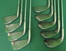 Vintage Set of 9 x Wilson Nick Faldo 3-SW Irons Regular Steel Shafts Wilson Grip