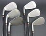 Set of 6x Mizuno JPX A25 5-PW Irons Regular Graphite Shafts Black Grips