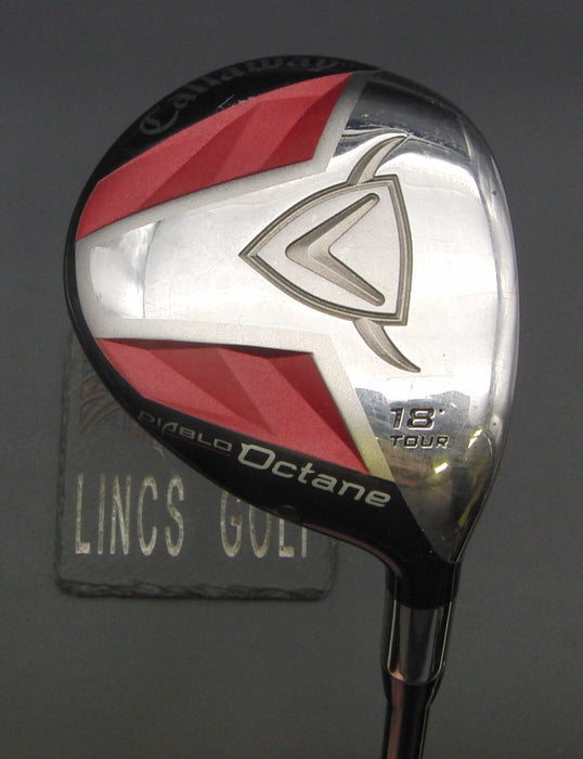 Callaway Diablo Octane Tour 18° 5 Wood Regular Graphite Shaft Golf Pride Grip*