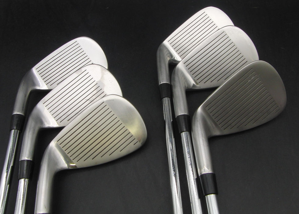 Set of 6x World Eagle F-01 6-SW Irons Regular Steel Shafts Black Grips*