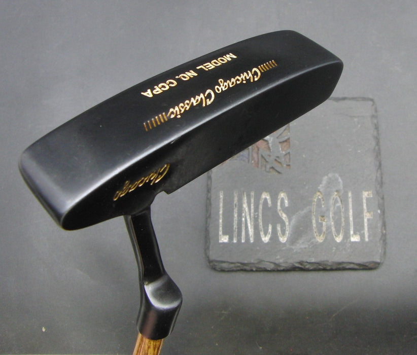 Chicago Classic Model No CCPA Putter Wood Shaft 89cm Length Lamkin Grip
