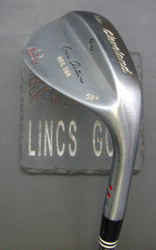 Cleveland Tour Action Reg.588 58° Sand Wedge Stiff Steel Shaft Cleveland Grip