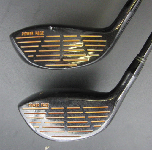 Set of 2 Power Sonic Low Gravity 15° 3+21° 5 Woods Regular Graphite Shafts