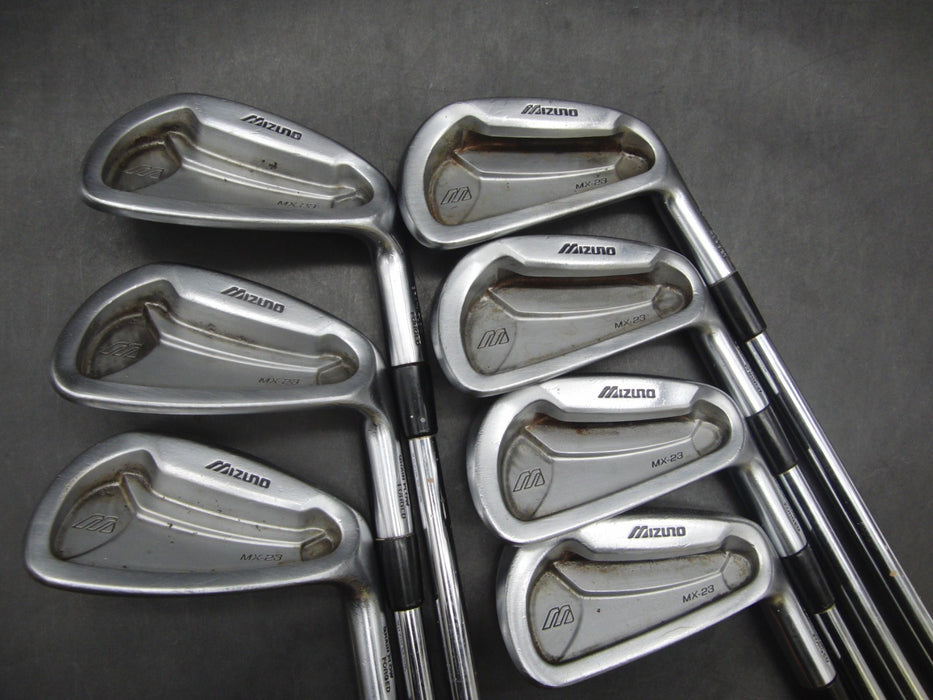 Set of 7 x Mizuno MX-23 Irons 4-PW Regular Steel Shafts GolfPride Grips*