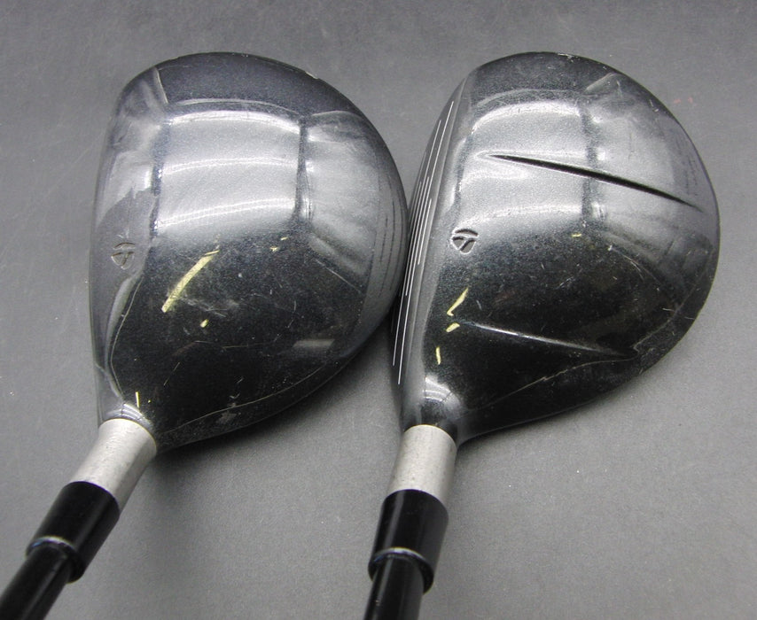 Set of 2 TaylorMade R360 XD 3 Wood + 5 Wood Stiff Graphite Shafts